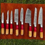 Chef Knife Set 134 Damascus Japanese 67 layers VG 10 8 Piece