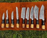 Chef Knife Set 128 Damascus Japanese 67 layers VG10 9 Piece